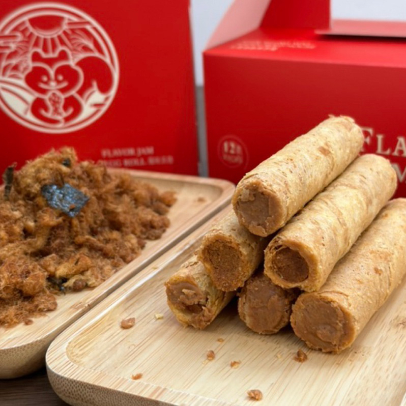 北港名產肉鬆蛋捲｜伴手禮推薦｜一吃上頭 人氣禮盒 蛋捲 零食點心 團購美食