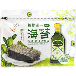 【快速出貨】丞果100%純橄欖油海苔 韓式海苔 飯捲 奧利塔 OLITALIA 橄欖油海苔 32g 純素