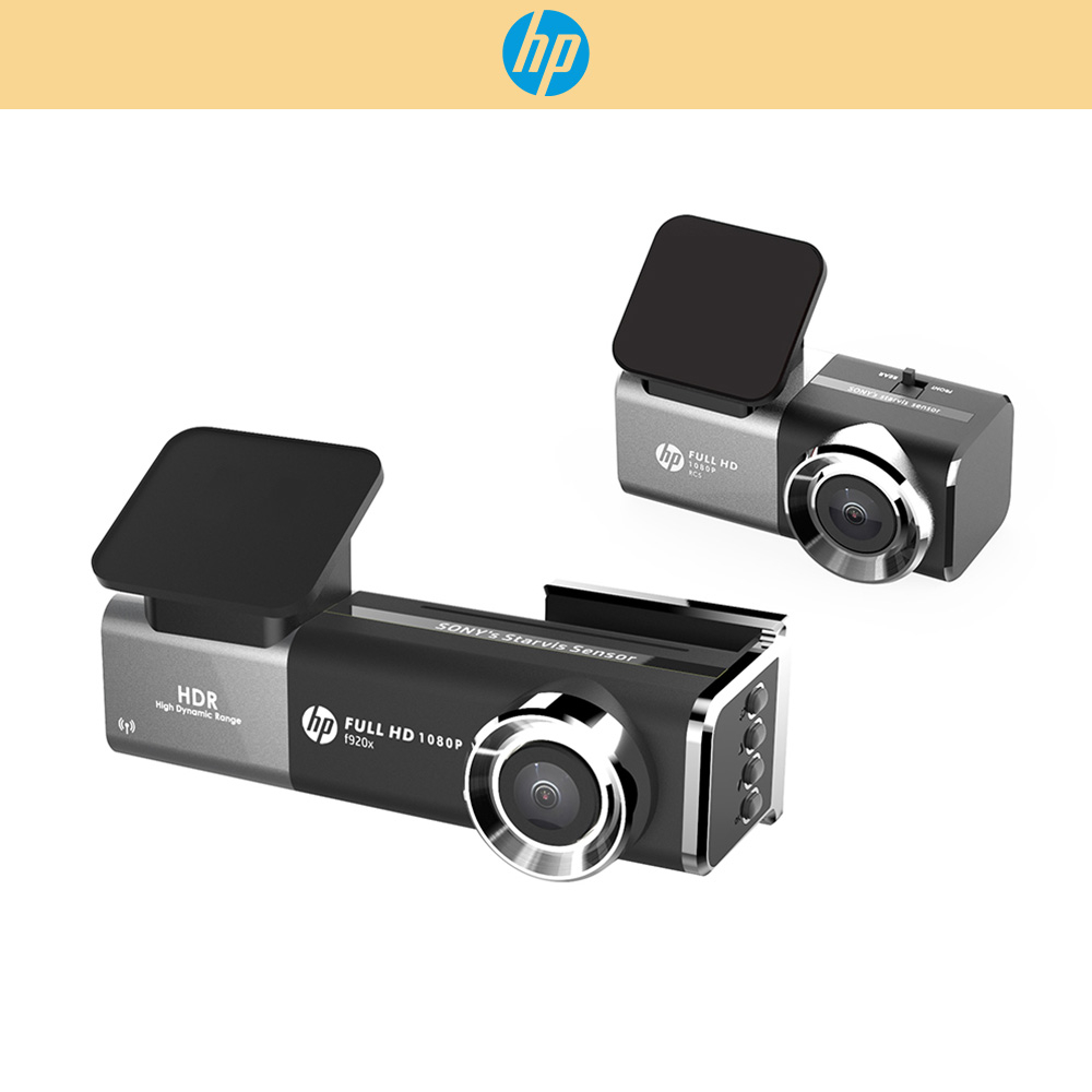 【HP惠普】前後雙鏡星光級WIFI+GPS行車記錄器 f920x kit