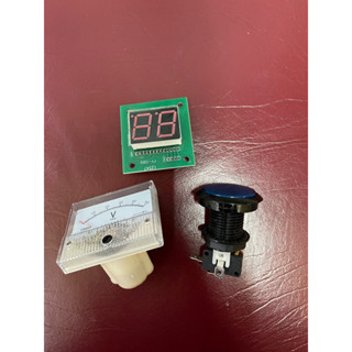 二手 娃娃機 雙8顯示 按鈕 微動 電壓表 出清