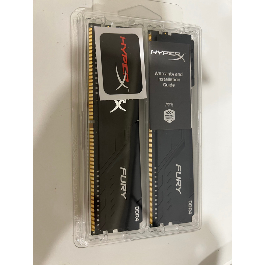 【雜倉】金士頓 Kingston fury DDR4-2666 16G (8G*2) 記憶體RAM 超頻電競