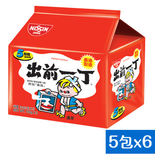 【Nissin日清】出前一丁麻油味速食麵 30包/箱【箱裝商品請單獨結帳，同訂單限購一箱】