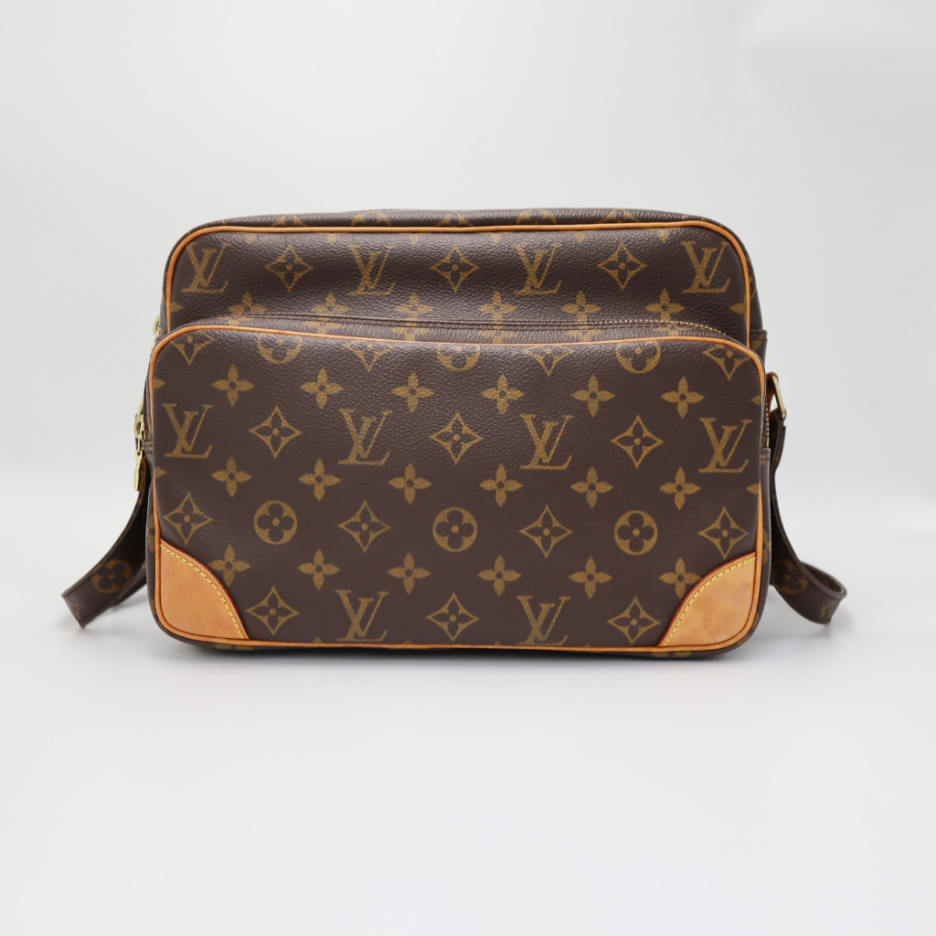 Used Louis Vuitton Shoulder Bag Nile Brown Monogram M45244 NO0020