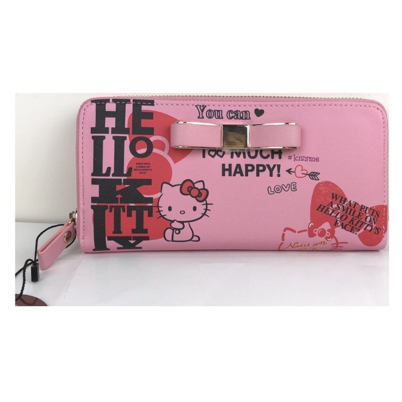 🔥 日本特價 凱蒂貓 Hello Kitty 長夾 皮夾 錢包 大容量手機  包 拉鍊長夾