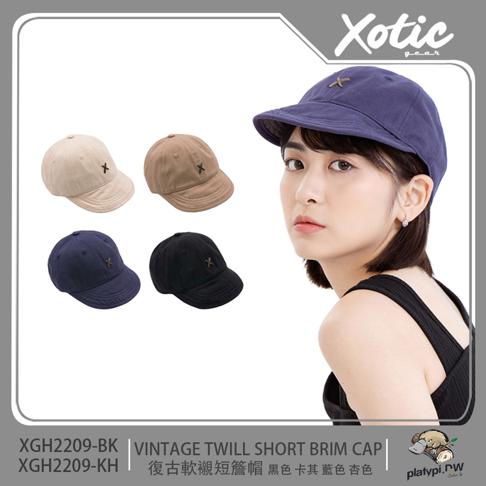【XOTIC】復古軟襯短簷帽 高爾夫帽 遮陽帽 鴨舌帽