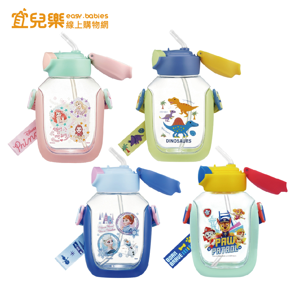 Skater 6DX吸管水壺-530ml 附背帶+姓名貼紙 多款可選【宜兒樂】