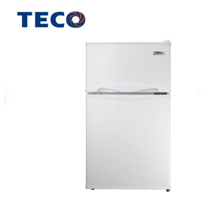 【TECO 東元】 101公升 定頻雙門 除霜溫控 小冰箱 一級能效 R1011W