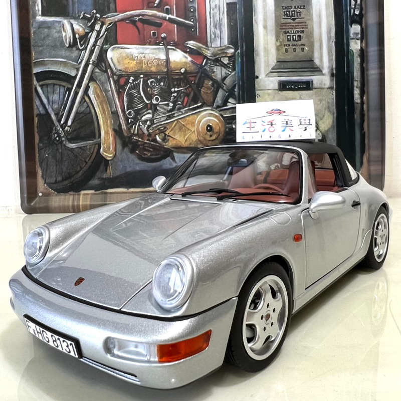 【生活美學】👏全新現貨秒出1:18 1/18 Norev Porsche 911 964 Carrera 4 Targa