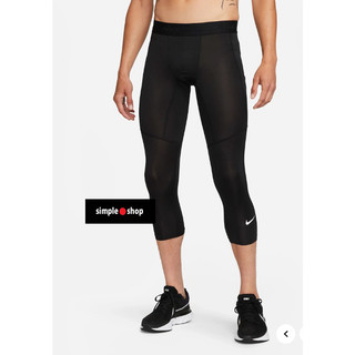 【Simple Shop】NIKE PRO 運動束褲 七分束褲 口袋 中長型 訓練 緊身褲 內搭褲 FB7951-010