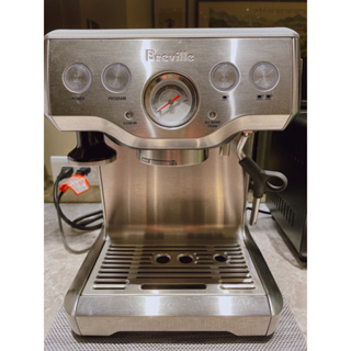 自取折價 Breville-BES840XL半自動義式咖啡機 JUNIOR JU1461 定量錐刀電動磨豆機