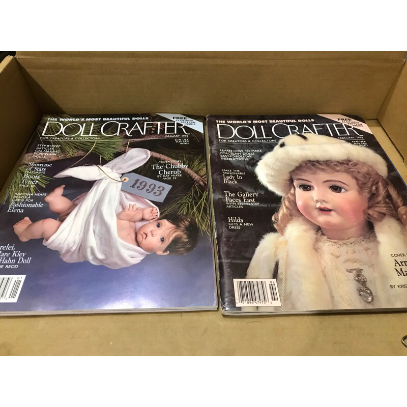 美國絕版雜誌~DOLL CRAFTER 介紹娃娃衣服製作/周邊商品資訊1993年11本🈴️賣 🉑️單買