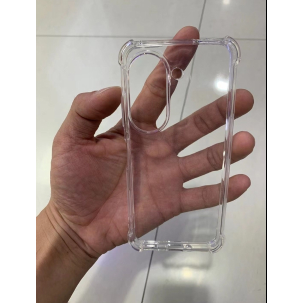 華碩Asus ZenFone9 手機殼ZenFone10 簡約透明四角tpu防摔軟殼