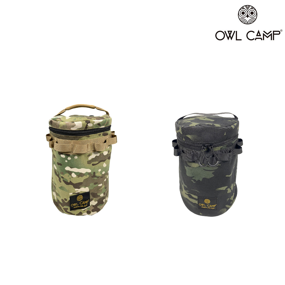【OWL CAMP】圓桶收納包 - 迷彩色 (共2色)收納袋 裝備收納包 露營收納 戶外 包袋 汽化燈袋 萬用包 多功能