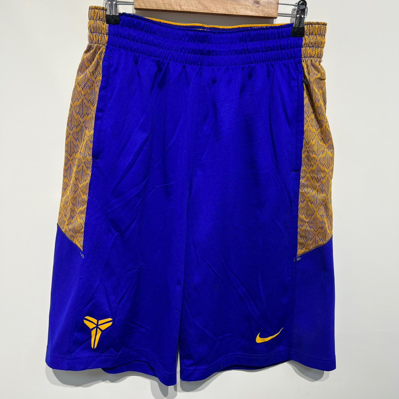 老麥嚴選 Nike 耐吉 Kobe 柯比 籃球褲 寶藍色 二手 男生L號 30-33吋 CG1108