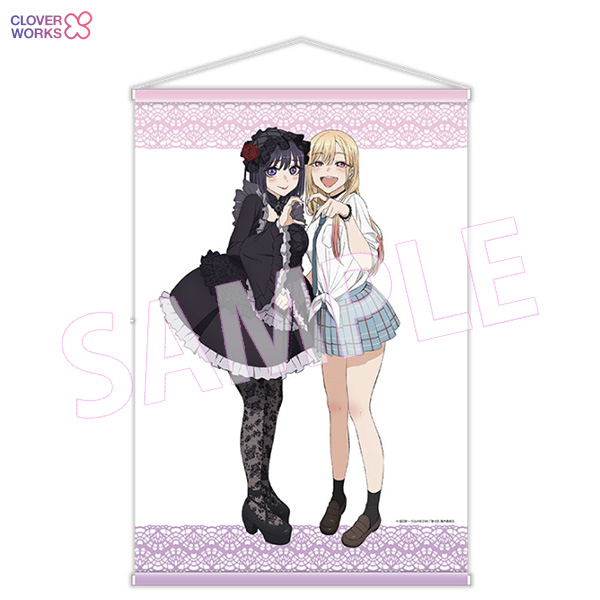 代購 戀上換裝娃娃特展 事後通販 CloverWorks 戀上換裝娃娃 B2掛軸 喜多川海夢乾心壽乾紗壽葉