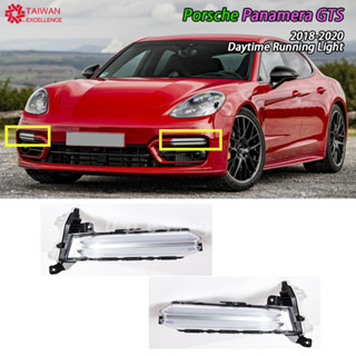 適用保時捷 Panamera GTS 2018-2020 日間行車燈 訊號燈前保險槓霧燈