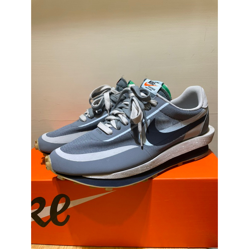 NIKE LD WAFFLE SACAI X CLOT COOL GREY US10