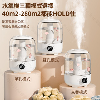 水氧機 加濕氣 水霧機 雙噴頭加濕器 香薰機 6.8L大容量 芳香機 香薰機 噴霧機 精油薰香機 噴霧器 負離子加濕器