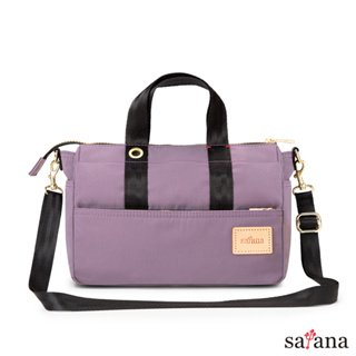 【satana】Soldier 輕巧手提斜背包-鼠尾草紫(SOS1692)｜包包 側背包 手提包 斜跨包