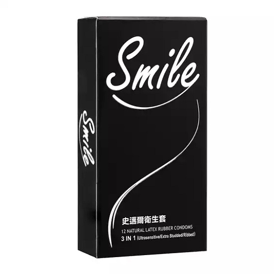 【躍獅線上】SMILE衛生套-3in1型 12入/盒