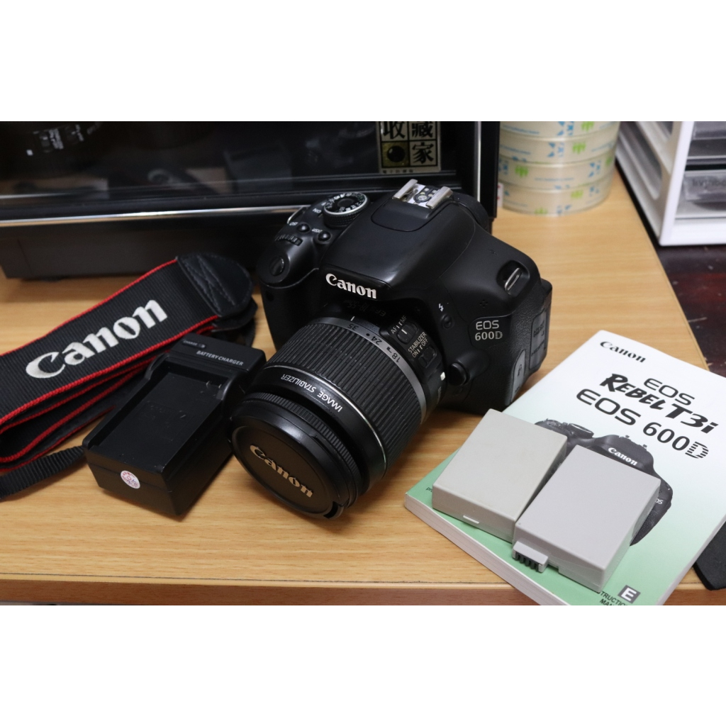 CANON  600D + 18-55MM IS 防手震鏡頭( 77D 700D 750D 70D 90D 80D )