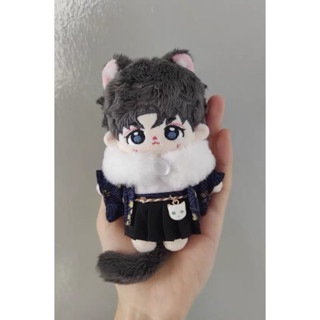 現貨【棉花娃-手工和服四件套】10cm 10公分 無屬性娃衣 指娃可穿 全新娃娃衣服 和風風格 海星體 日本和服娃用毛領