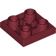 6296962 LEGO 樂高 11203 暗紅 反向 平板 Tile 2x2 Inverted