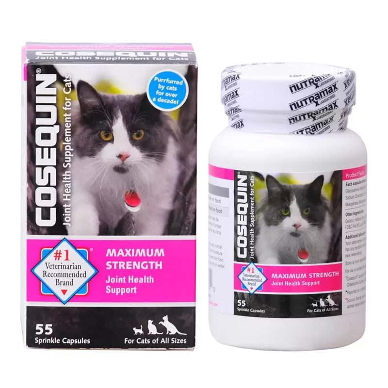 《Ｊ＆Ｐ代購免運》NUTRAMAX 萃麥思 COSEQUIN 關健適(貓用) 55粒 貓咪 保健食品︱食品雜貨