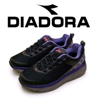 【DIADORA】女 迪亞多那 專業避震慢跑鞋 POWER FORM系列(黑紫灰 33629)