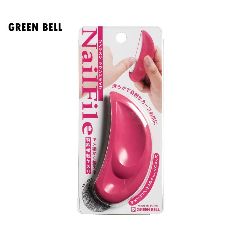 日本綠鐘 GREEN BELL 專利弧形指甲銼刀 PSG-002 /指甲銼/磨甲器 【官方旗艦館】