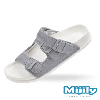 臺灣製【Mijily】AIR大氣涼拖鞋『迷霧淺灰』MA0109 中性.戶外.旅遊.健行.沙地.水上活動.涼鞋.溯溪