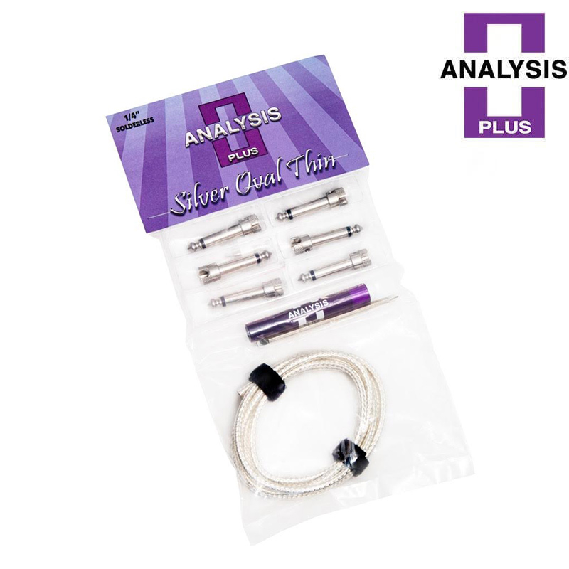 Analysis Plus Silver Oval Thin Kit 效果器 銀製短導線 工具組【又昇樂器 . 音響】