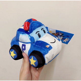 正版波力娃娃 波力警車 造型車車 POLI玩偶