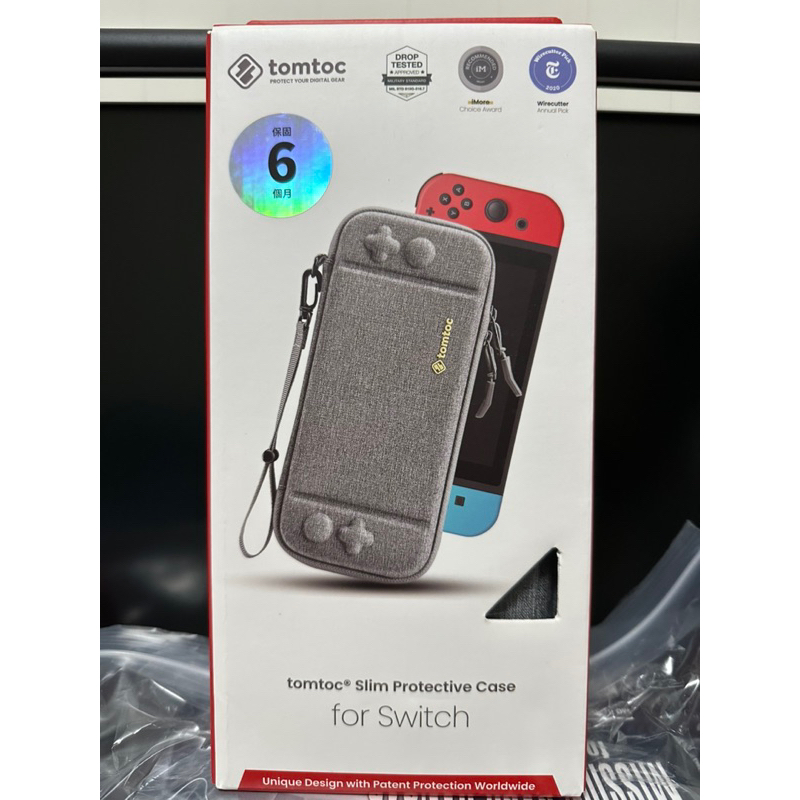 任兩件免運或面交折價~拆封新品 Tomtoc 玩家首選二代 Nintendo Switch 收納包 保護包 超薄款 灰色