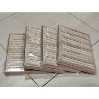 ✧現貨✧臺灣發貨。木質三排戒指座