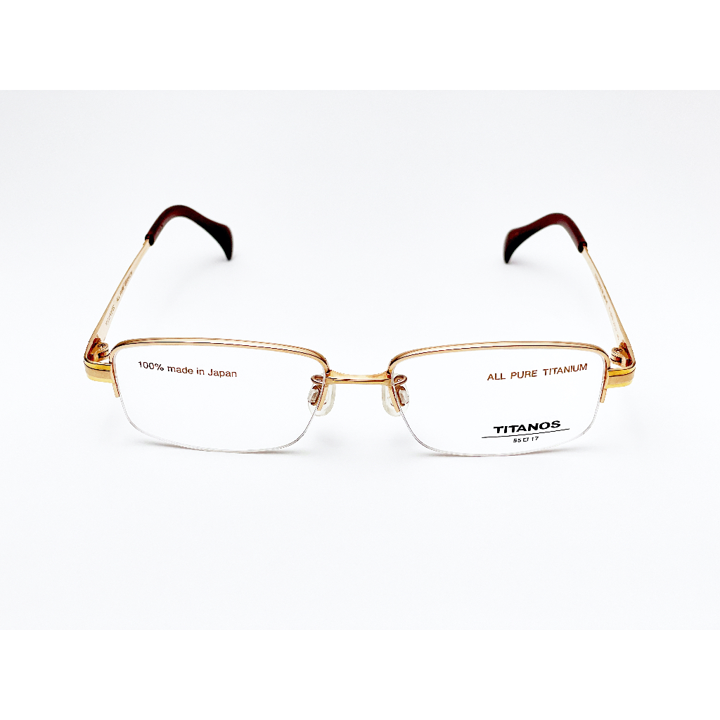 【全新特價】TITANOS 帝王鈦 日本製光學眼鏡鏡框 T1319 GP GP2 高級100%帝王純鈦 Titanium