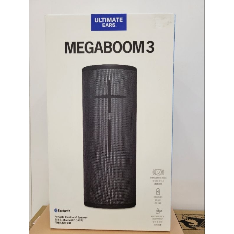 《全新限量優惠》UE MEGABOOM3 藍牙喇叭-時尚黑