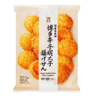 日本限定 7-11 商品 博多辛子明太子 蝦餅 仙貝 限定零食