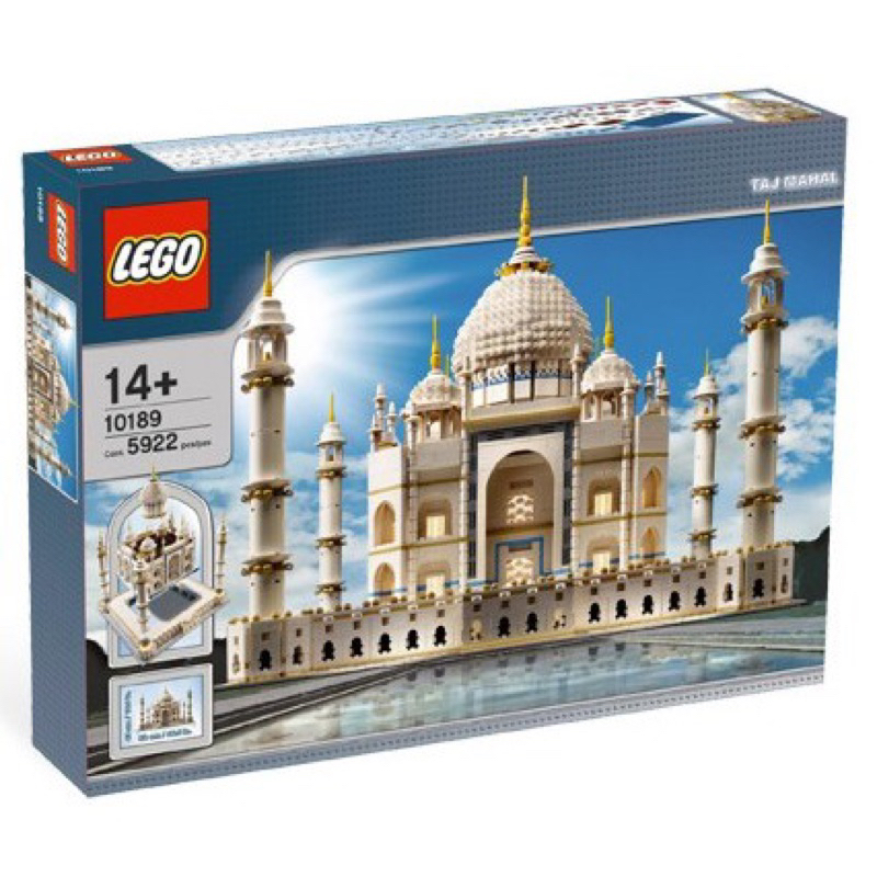 自取42000【台中翔智積木】LEGO 樂高 10189 泰姬瑪哈陵 Taj Mahal 全新未拆 含原廠運輸箱