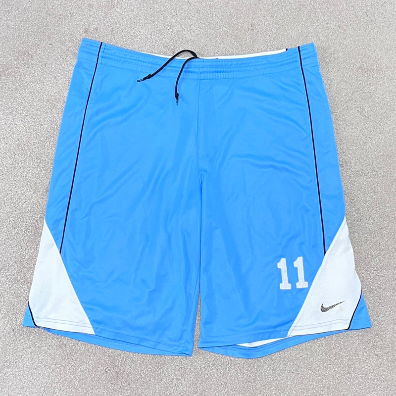 NIKE Vintage Reversible Shorts Y2K 籃球系列 藍白 11號 雙面穿 球褲 短褲 運動褲
