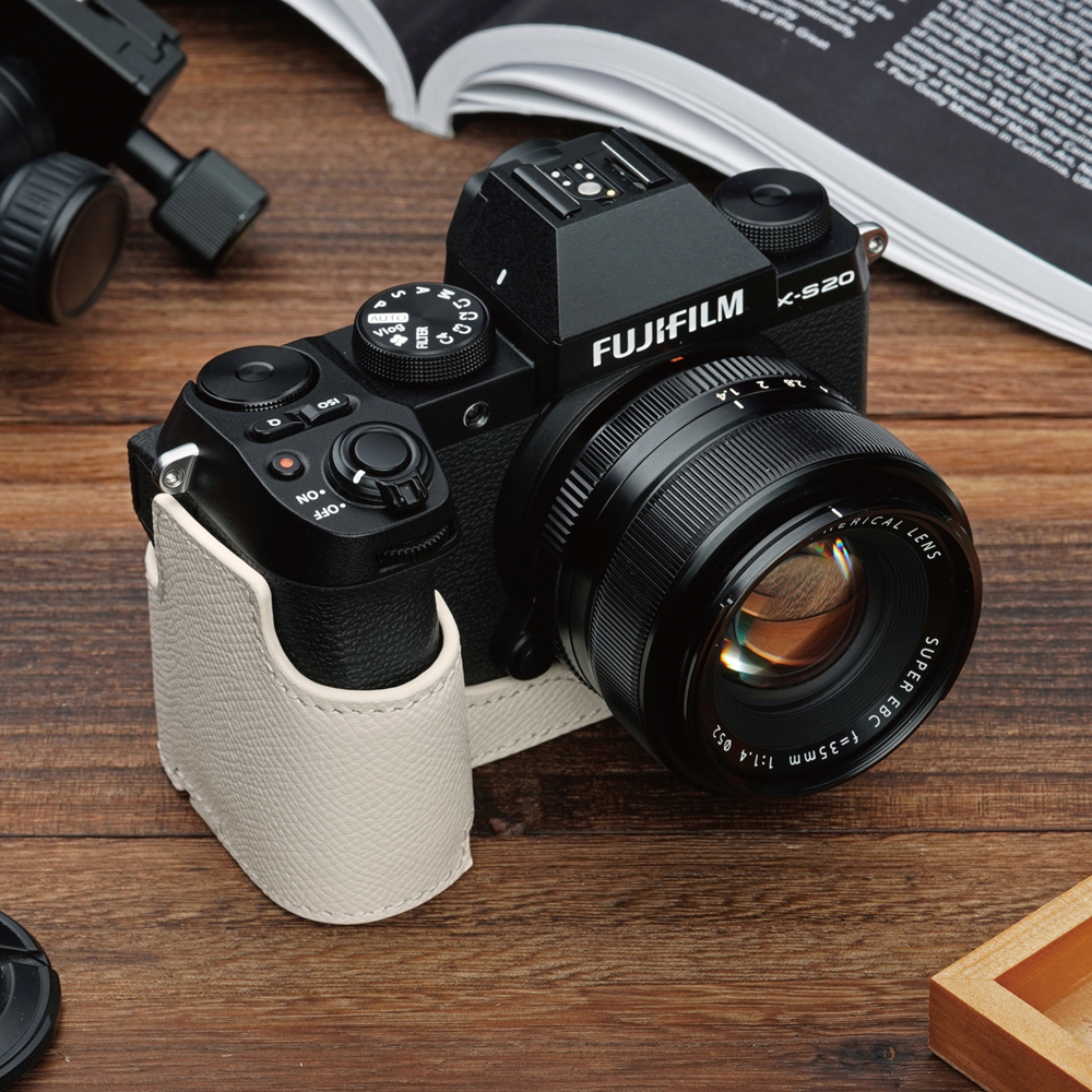 小馨小舖【Martin Duke 適用於 Fujifilm X-S20相機底座】相機皮套 相機包 XS20