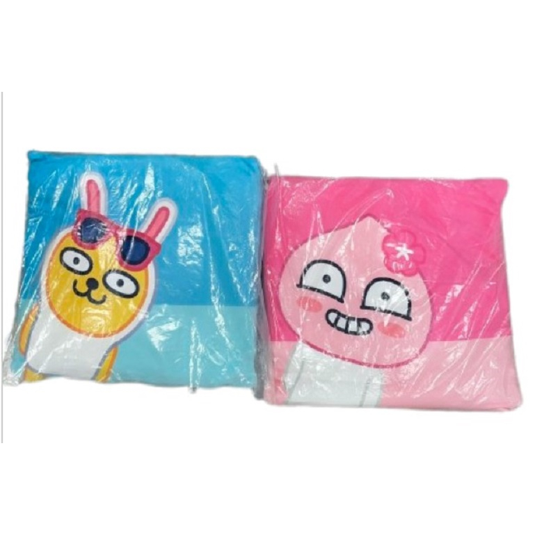 KAKAO FRIENDS	kakao friends 方形抱枕(藍/粉)隨機發貨1個