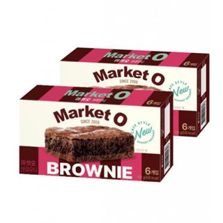 Pors' 韓國代購 [Market O] BROWNIE 巧克力 布朗尼蛋糕 6入