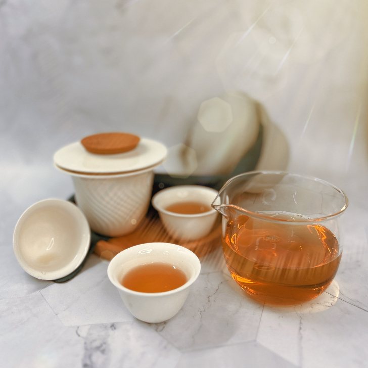 輕美旅行茶組 壺150ml+茶海+3杯 飛碟旅行茶組