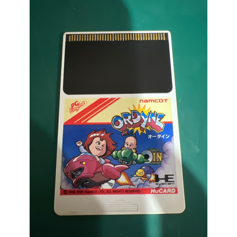 激動的巨人 PCE PC-Engine GT Hu卡 ORDYNE 歐坦救美-日版裸卡-如圖-已測試