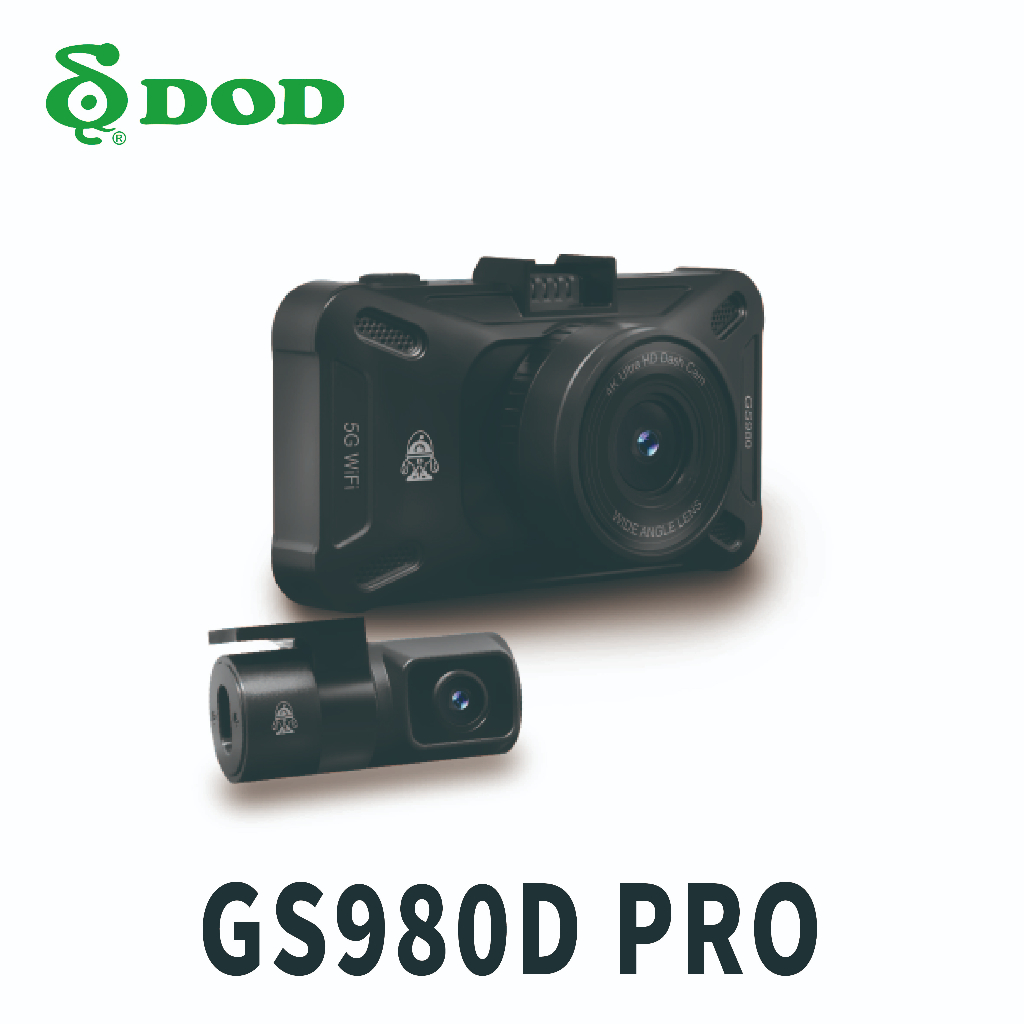 DOD GS980D_PRO 5G WiFi 雙鏡頭行車記錄器 極致6K GPS  送128G(U3)