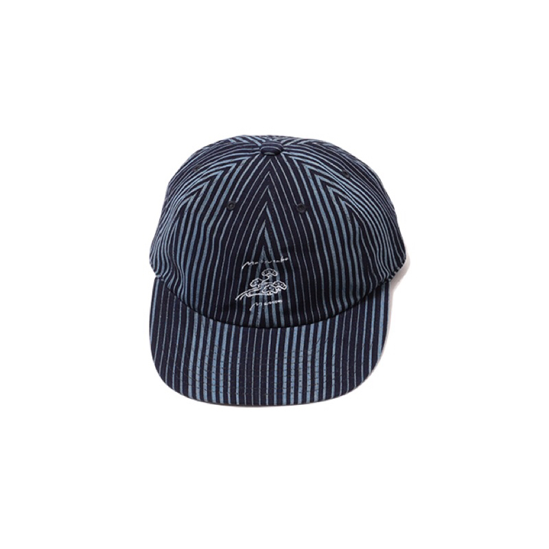 全新 BEAMS JAPAN 刺繡 松阪木綿 老帽 棒球老帽 復古條紋 帽子 vintage