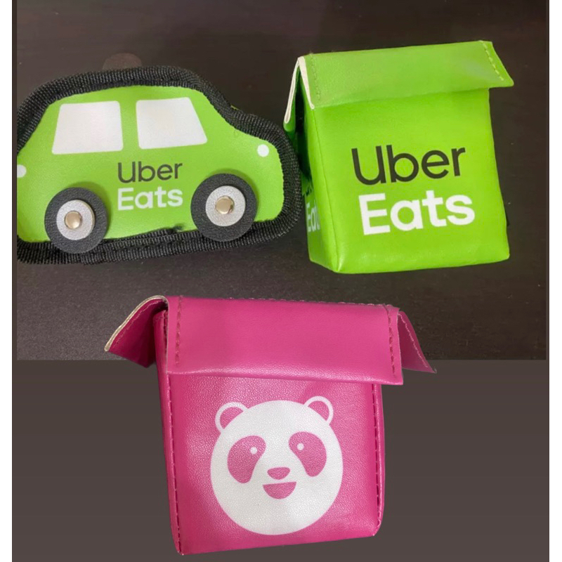 uber eats 外送 foodpand小包包 吊飾 零錢包 造型零錢包（限量各1）
