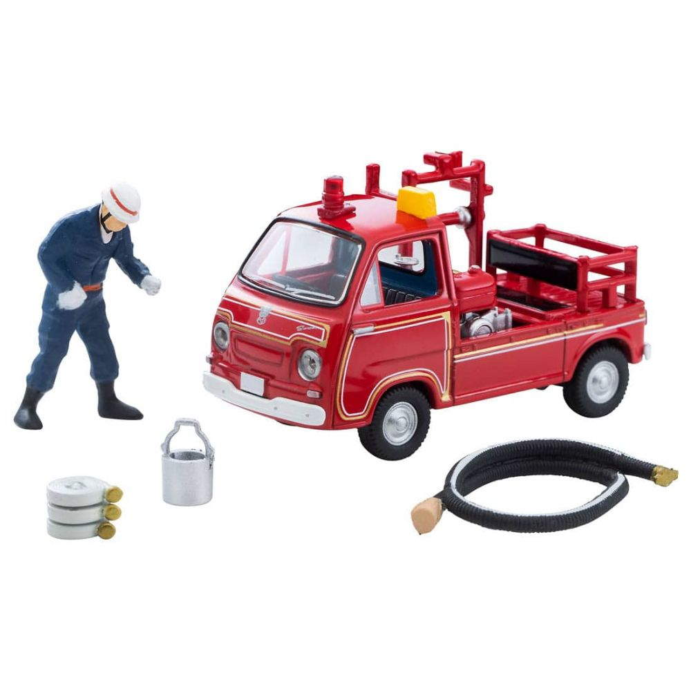 TOMYTEC LV-68c Subaru Sambar Pump Fire Truck(附人偶) TV32495