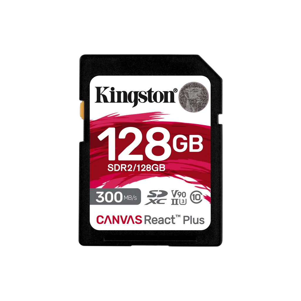 KINGSTON 金士頓 Canvas React Plus SDXC 128G 記憶卡 UHS-II V90 兆華國際